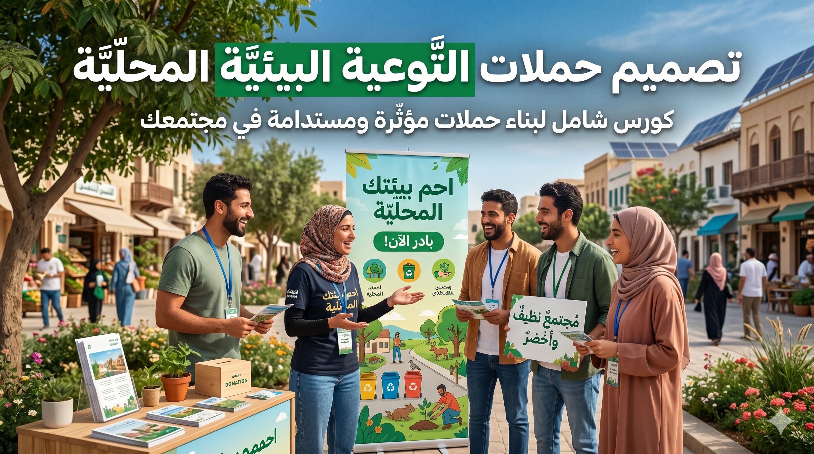 تصميم حملات التوعية البيئية المحلية