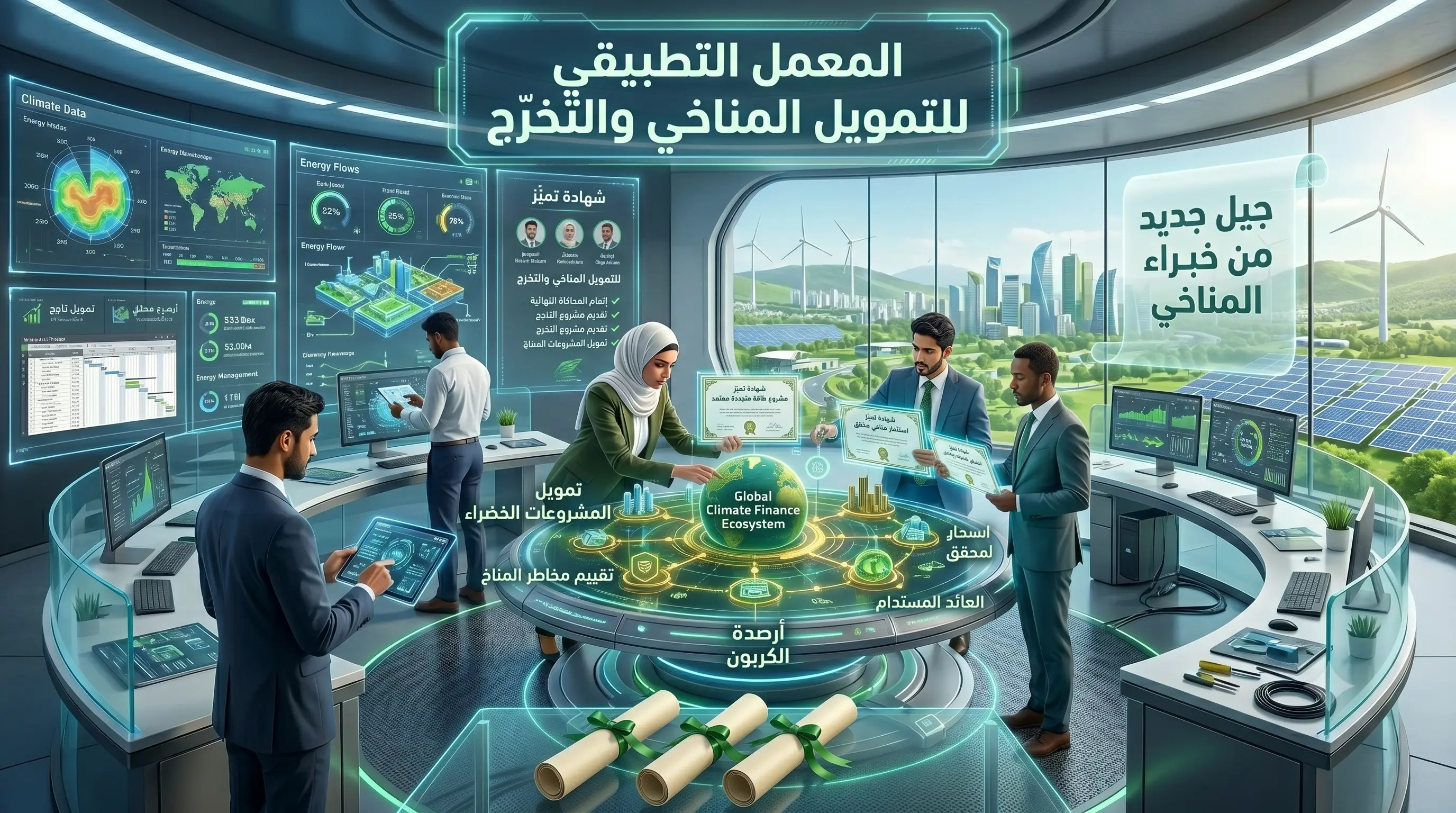 المعمل التطبيقي للتمويل المناخي والتخرّج