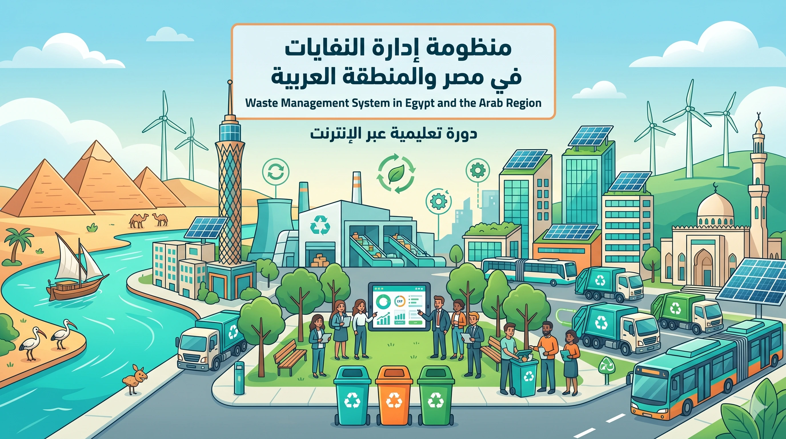 منظومة إدارة النفايات في مصر والمنطقة العربية