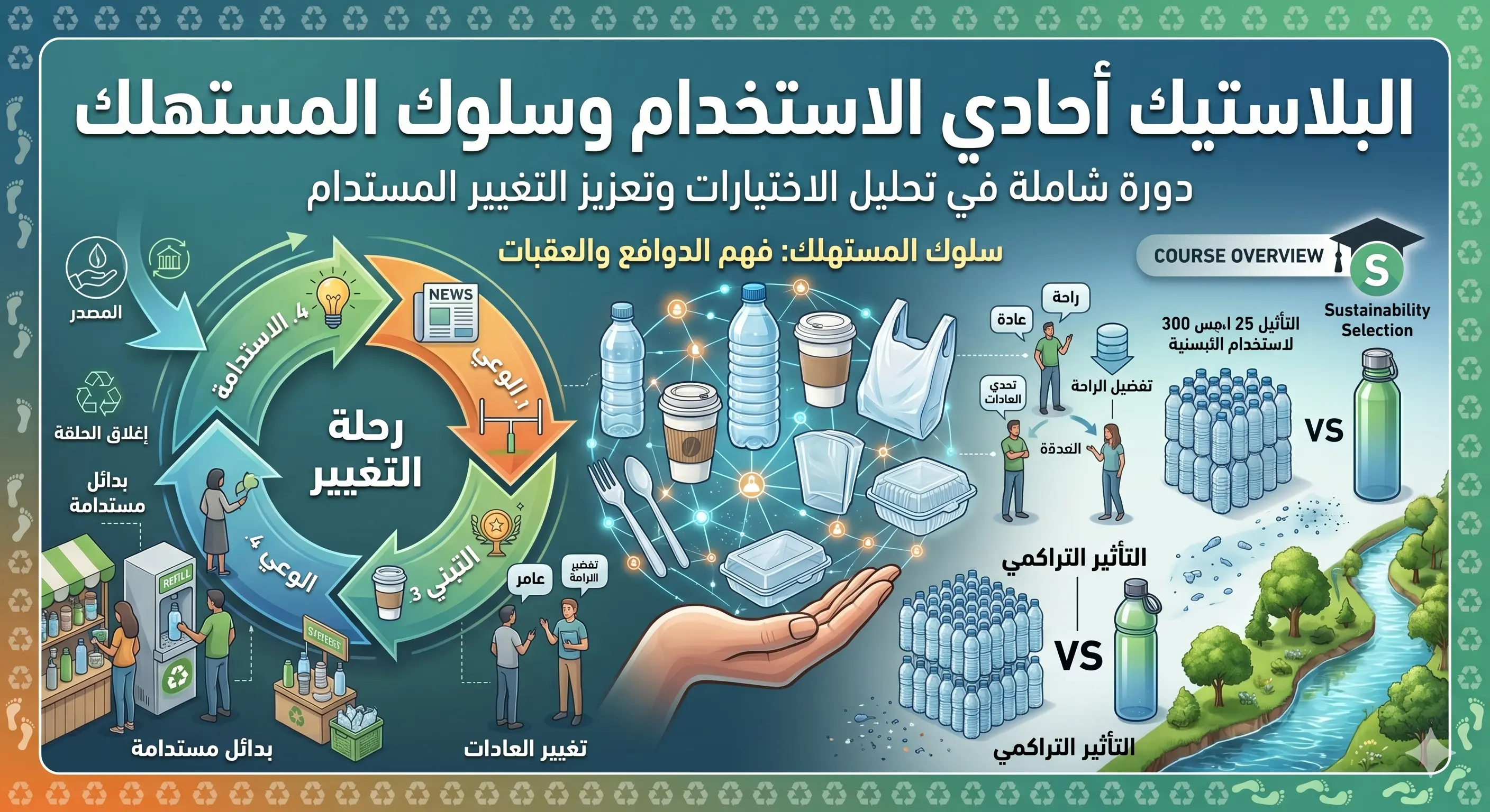 البلاستيك أحادي الاستخدام وسلوك المستهلك