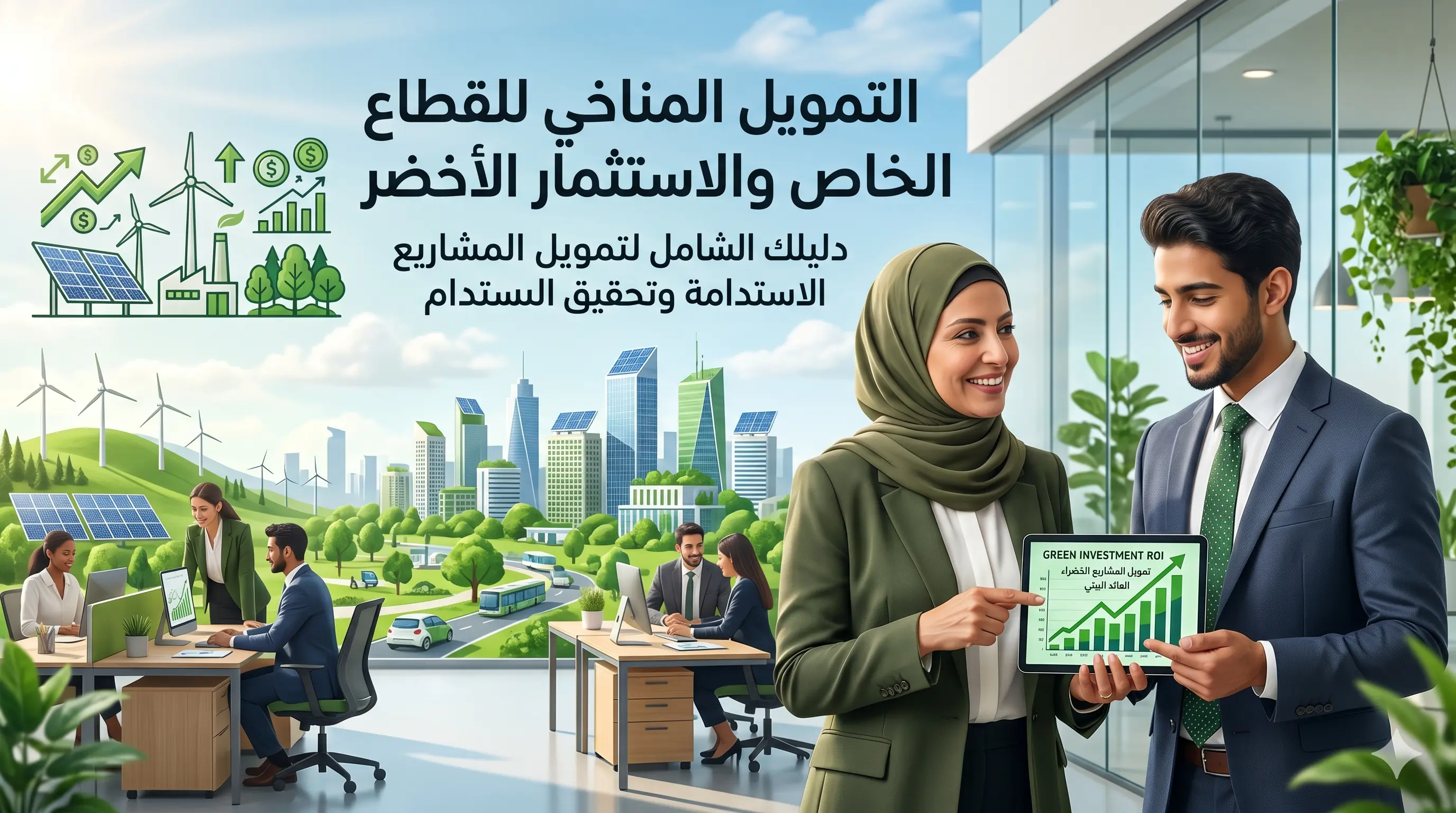 التمويل المناخي للقطاع الخاص والاستثمار الأخضر