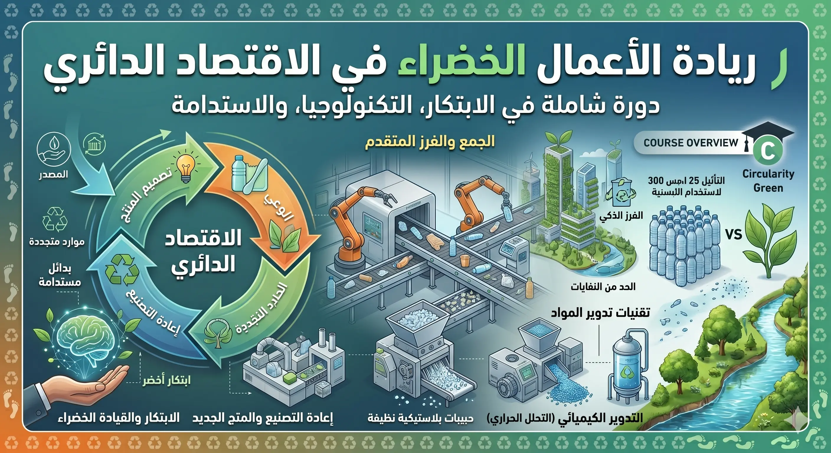ريادة الأعمال الخضراء في الاقتصاد الدائري